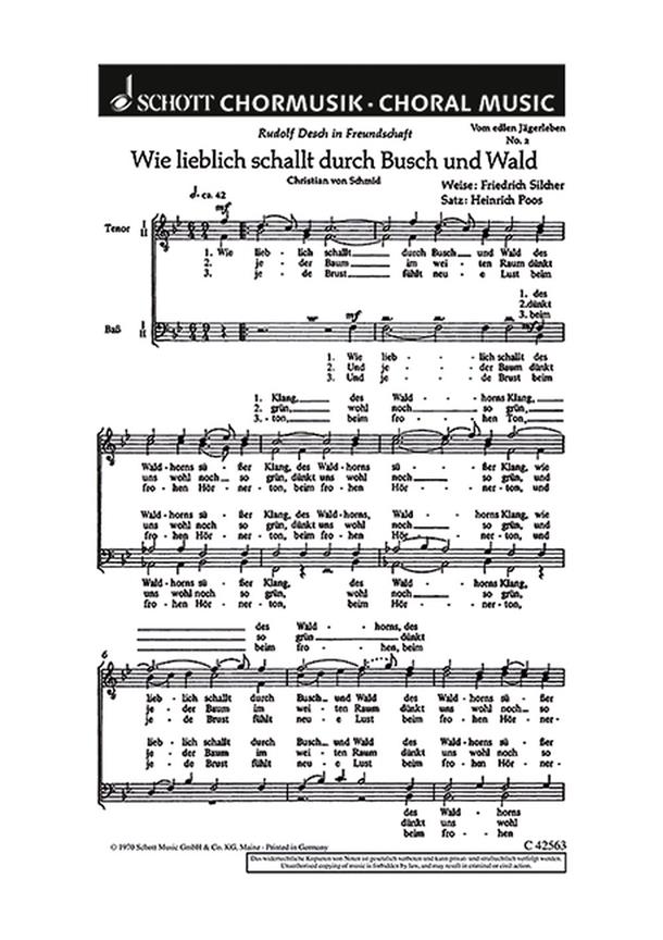 Vom edlen Jagerleben
