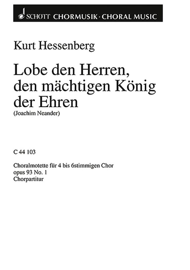 Zwei Choralmotetten op. 93