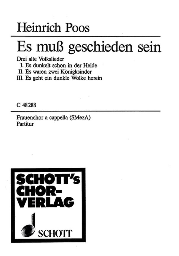 Es Muss Geschieden Sein