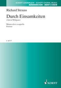 Durch Einsamkeiten o. Op. AV. 124