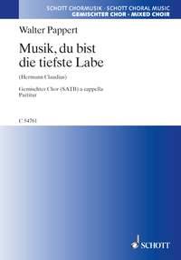 Musik, du bist die tiefste Labe