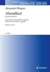 Alexander Wagner: Abendlied (SATB)