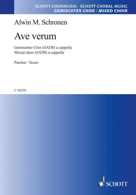 Alwin Michael Schronen: Ave verum