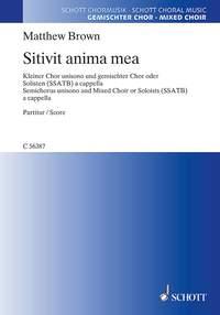 Matthew Brown: Sitivit anima mea