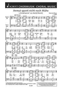 Anmut sparet nicht noch Muhe