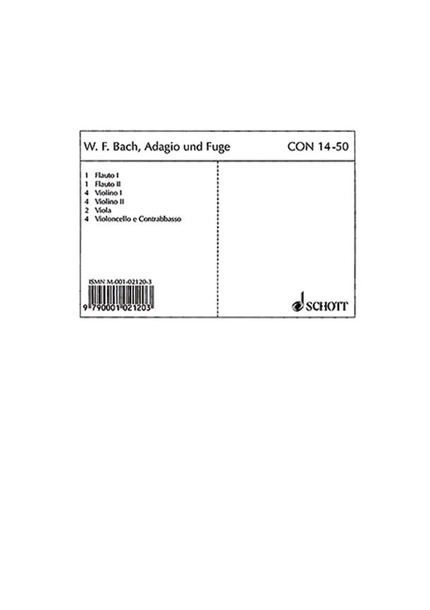 Adagio and Fugue D minor Falck 65
