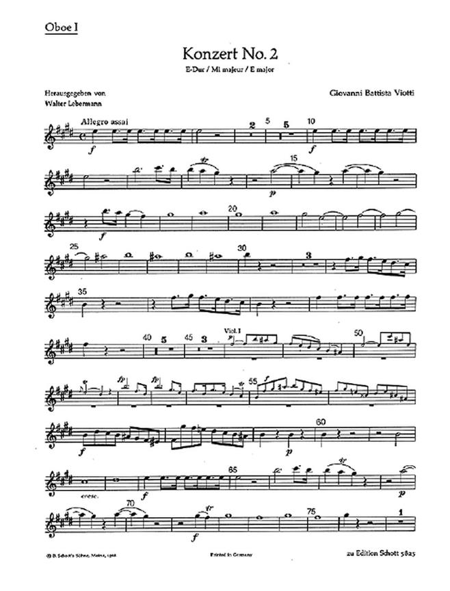 Concerto No. 2 E Major