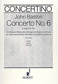 Concerto No. 6 D Major