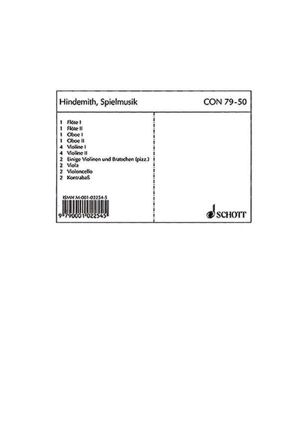 Spielmusik op. 43/1