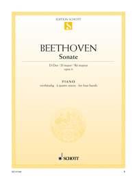 Beethoven: Sonata facile D Major op. 6