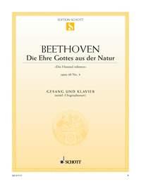 Beethoven: Die Ehre Gottes in der Natur op. 48/4