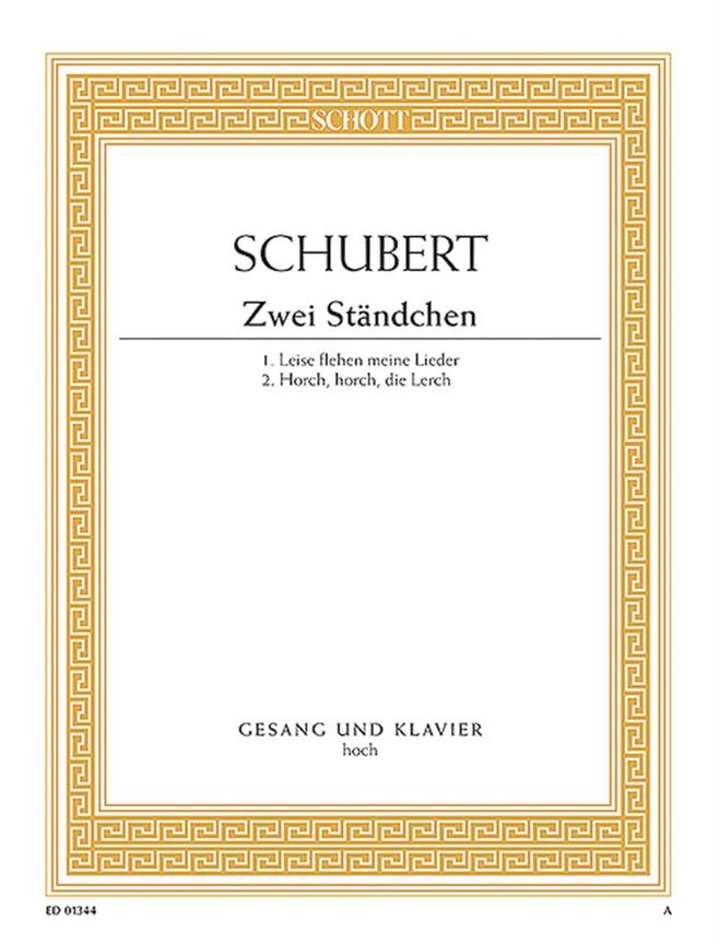 Franz Schubert:  2 Ständchen D 957/4 / D 889