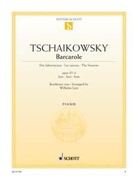 Tchaikovsky: Barcarole The Seasons op. 37/2