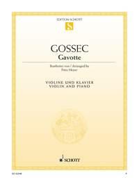 Gossec: Gavotte
