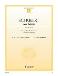 Franz Schubert: Ave Maria Opus 52/6