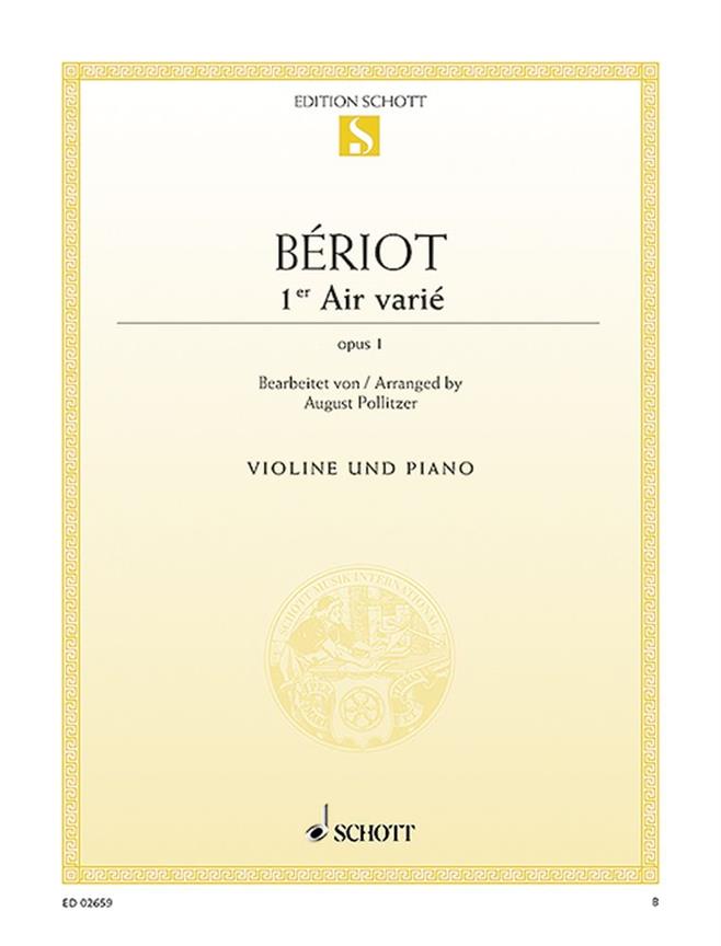 Bériot: Air varié d minor op. 1