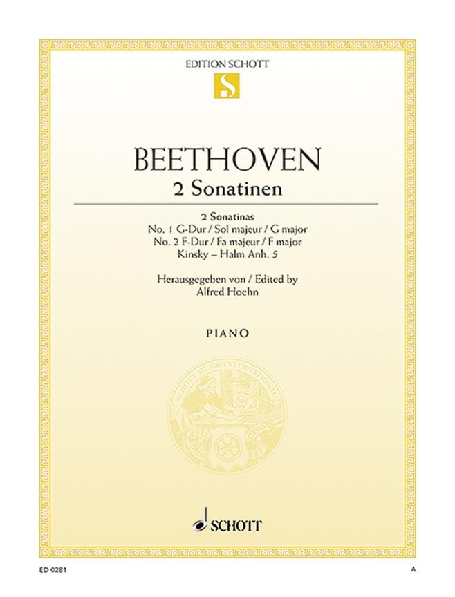 Beethoven: Zwei leichte Sonatinen Kinsky-Halm Anh.5