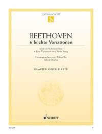 Beethoven: Sechs leichte Variationen F-Dur WoO 64 (1798)
