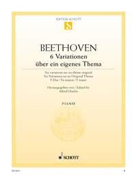 Beethoven: Sechs Variationen F-Dur op. 34