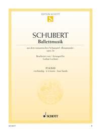 Franz Schubert:  Balletmusic No. 2 G Major op. 26 D 797/2