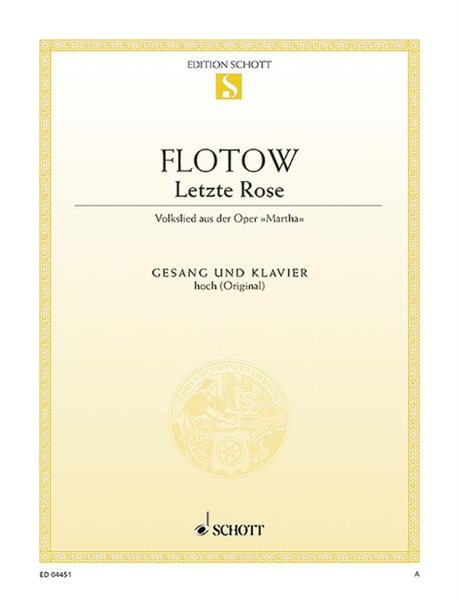 Flotow: Letzte Rose