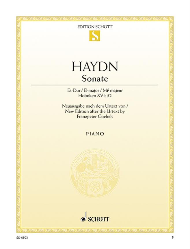 Haydn: Sonata Eb Major Hob. XVI:52