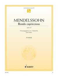 Mendelssohn Bartholdy: Rondo capriccioso op. 14