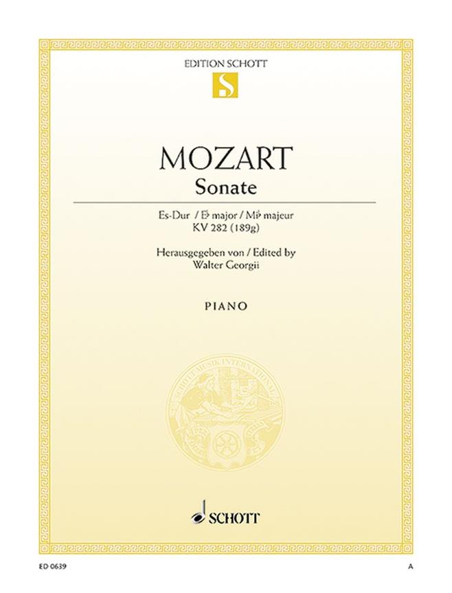 Mozart: Sonata E flat Major KV 282 (189g)