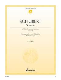 Franz Schubert: Sonata A Minor op. 42 D 845