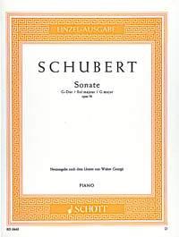 Franz Schubert:  Sonata G Major op. 78 D 894