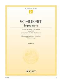 Franz Schubert:  Impromptu op. 90 D 899