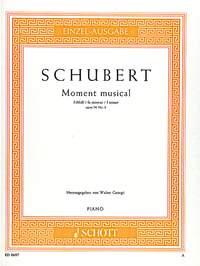 Franz Schubert:  Moment musical op. 94 D 780