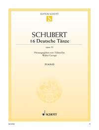 Franz Schubert:  16 German Dances op. 33 D 783