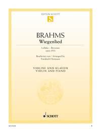 Brahms: Wiegenlied F major op. 49/4