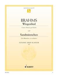 Johannes Brahms: Wiegenlied-Sandmännchen