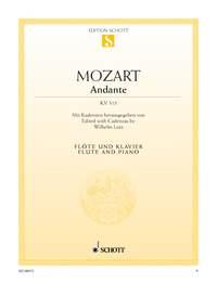 Mozart: Andante for Flute KV 315