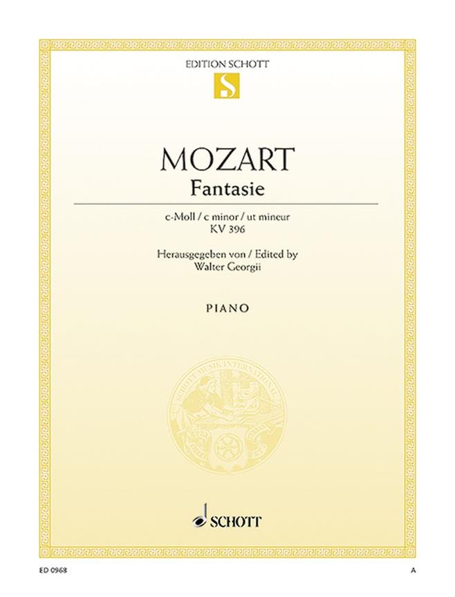 Mozart: Fantasia No. 19 C Minor KV 396