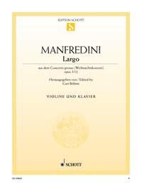 Manfredini: Largo op. 3/12
