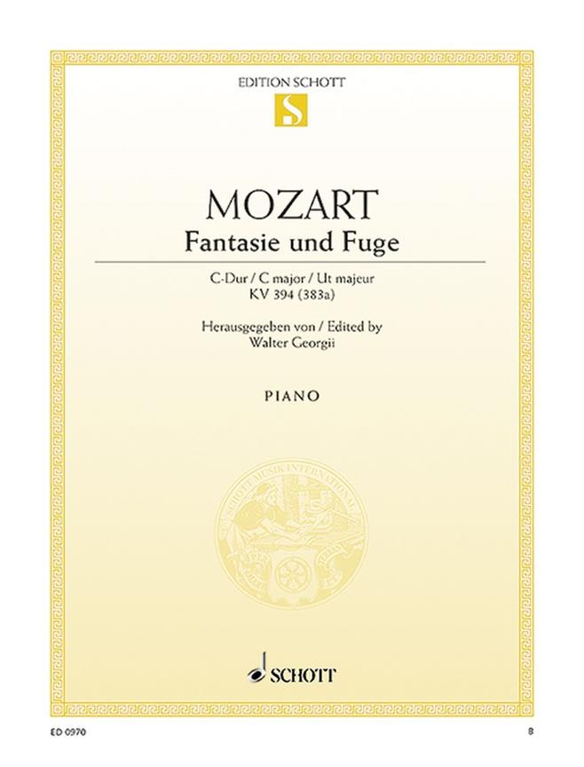 Mozart: Fantasy and Fugue C Major KV 394 [383 a]