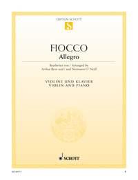 Fiocco: Allegro