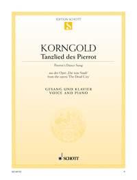 Korngold: Pierrot's Dance Song op. 12