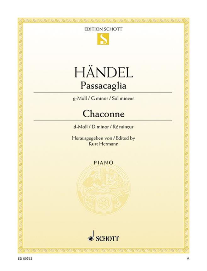 Handel: Passacaglia G Minor / Chaconne D Minor