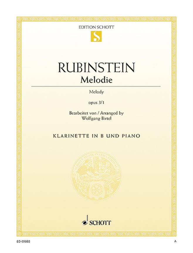 Anton Rubinstein: Melodie op. 3/1