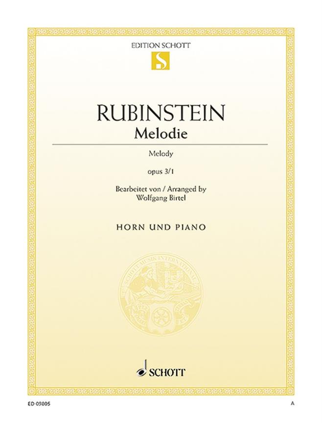 Anton Rubinstein: Melodie op. 3/1