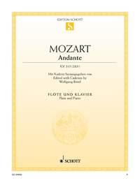 Mozart: Andante KV 315 (285e)