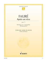 Fauré: Après un rêve op. 7/1