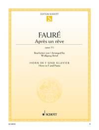 Fauré: Après un rêve op. 7/1