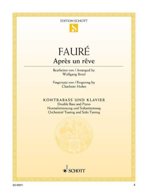 Fauré: Après un rêve op. 7/1