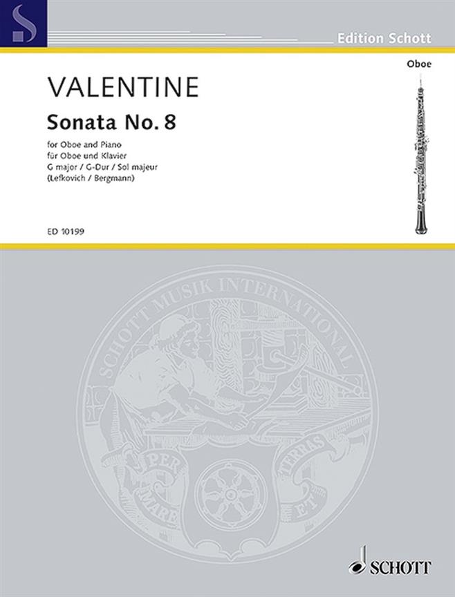 Robert Valentine: Sonata No. 8 in G major
