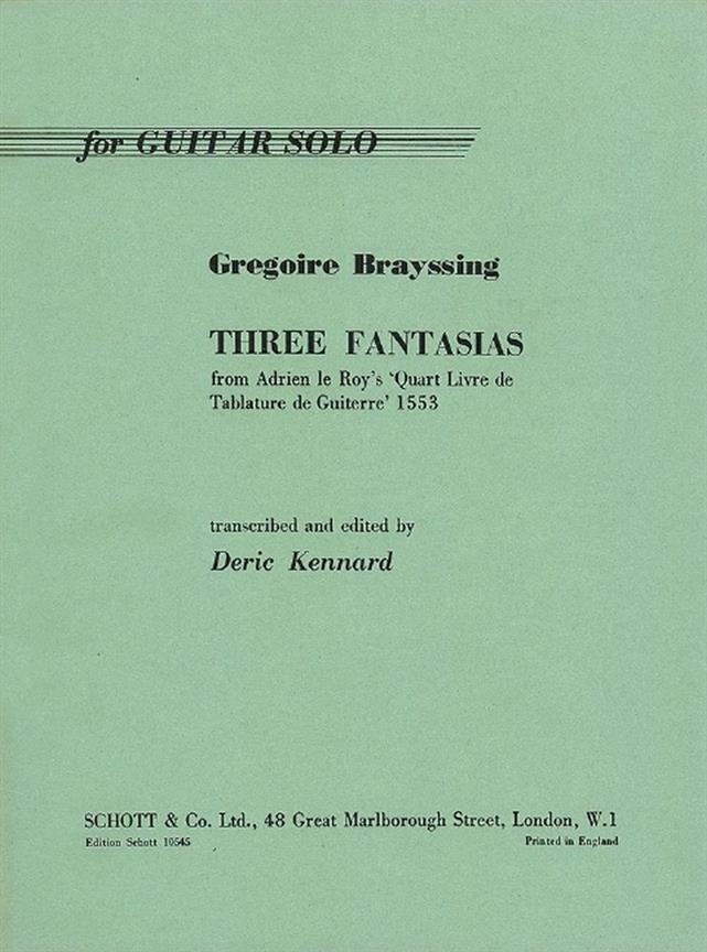 Brayssing: Three Fantasias